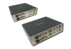 MMS IP-KVM Удлинитель 2 x (DVI / HDMI сигнала + Аудио + USB), для работы в локальной сети Gigabit Ethernet (макс. разрешение 1920x1200@60, 2 слота SFP)